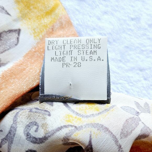 Vintage Rabbit Rabbit Rabbit Rayon Short Sleeve Maxi Dress Sheer Layered Size 2 - Picture 6 of 9